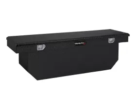 TrailFX Crsovr Deep Sgl Lid Pwdr Ctd Black 16 Gauge Alum 72x19.25x19.5 Cap W/Tray